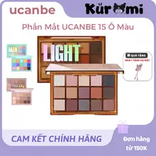 (TẶNG CỌ) UCANBE Bảng Phấn Mắt 15 Ô Ucanbe Cosplay UCANBE Nhiều Tone Màu Nghệ Thuật Cho Người Mới Bắt Đầu Chuyên Nghiệp