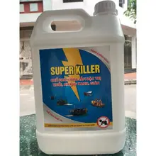 Dung Dịch Xịt Côn Trùng Ruồi, nhặng Bách Việt Super Killer Chai 1L Và Can 5L Tiết Kiệm