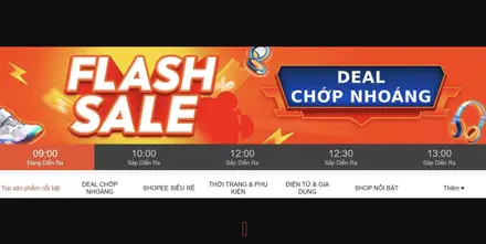 Shopee Flash Sale 25/9 – Deal Chớp Nhoáng Theo Khung Giờ Cả Ngày