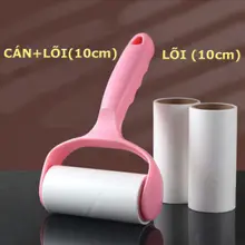 Combo-Cây lăn bụi quần áo 10cm 16cm 24cm lõi giấy lăn bụi làm sạch ga giường sofa lông chó mèo】