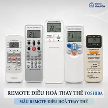 [Chọn Mẫu] Remote Máy Lạnh ✨TOSHIBA✨| Điều Khiển Điều Hòa Thay Thế| Dùng Pin 3 AAA