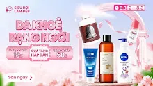 Tiki Siêu Hội Làm Đẹp – Da Khỏe Rạng Ngời 02–08/03/2026: Coupon VIP Giảm 18% – Sale 50% – Quà Tặng Hấp Dẫn