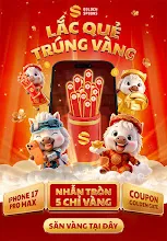 Golden Gate Lắc Quẻ Tết Bính Ngọ 2026: Trúng 2 Chỉ Vàng iPhone 17 - Voucher & G-Coin