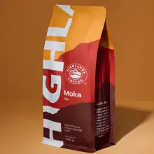 Cà Phê Rang Xay Moka Highlands Coffee 200g