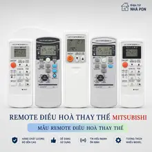 Remote Máy Lạnh ✨Mitsubishi✨| Điều Khiển Điều Hòa Thay Thế| Tặng 2 Pin AAA