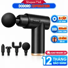[BH 2NĂM] Máy mát xa cầm tay, máy massage DO720 toàn thân Với 4 Đầu Thay Thế 6 Cấp Độ BH 24 Tháng