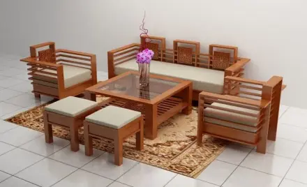 Giới thiệu mẫu bàn ghế phòng khách 5 triệu đáng mua nhất hiện nay