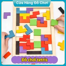Combo 5 Bảng Ghép Hình Gạch Tetris Ghép Gạch Thông Minh Đồ Chơi Phát Triển Trí Tuệ Cho Bé