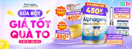 Ưu đãi Alphagen trên Con Cưng
