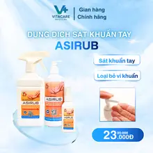 Dung dịch sát khuẩn tay ASIRUB - Nước rửa tay khô loại bỏ vi khuẩn 500ml