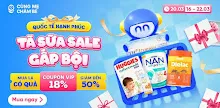 Tiki Tuần Lễ Tã Sữa – Giảm đến 50%, Coupon VIP 18% nhân Quốc tế Hạnh Phúc