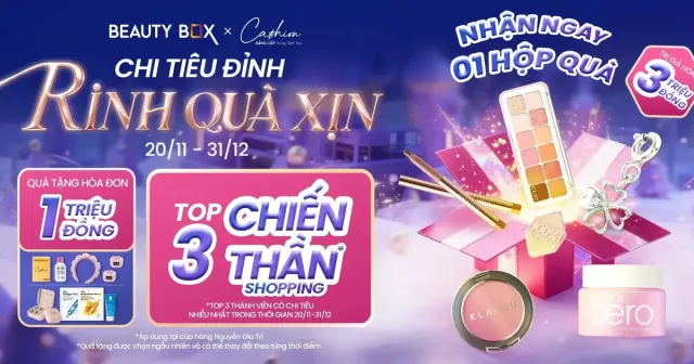 Beauty Box Đẹp Mới Bật Tự Tin Mới 2026: Giảm Đến 60% - Mua 1 Tặng 1 - Quà Tặng Đơn Bất Kỳ