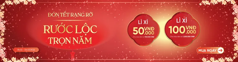 Vera Đón Tết Rạng Rỡ 2026: Lì Xì 50K-100K - Sale Up To 80% Nội Y Cao Cấp