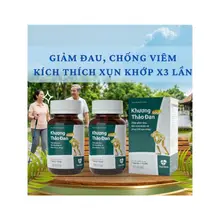 [Tích điểm 6 tặng 1] KHƯƠNG THẢO ĐAN GOLD  - Viên uống hỗ trợ cải thiện xương khớp - Lọ 30 Viên - Lọ 120 Viên
