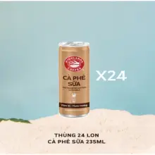 Cà Phê Uống Liền Highlands Coffee Thùng 24 Lon 235ml