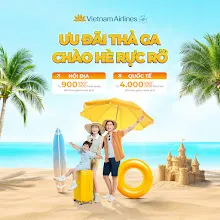[Vietnam Airlines] Chào Hè Rực Rỡ – Vé Nội Địa Từ 900K, Quốc Tế Từ 4 Triệu