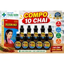 [COMBO 10] Xuân Nữ Bổ huyết Vĩnh Quang chai 280ml
